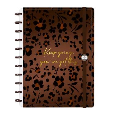 Imagem de Caderno De Disco Iscool Inteligente G Natural Fashion Safari Flor