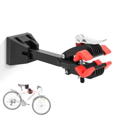 Imagem de Suporte de Parede para Bicicleta, Estrutura em Aço para Maior Estabilidade, Suporte Bicicleta Parede, Capacidade de Peso 20KG, Largura Ajustável Das Pinças de 25-40MM