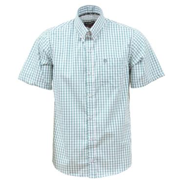 Imagem de Camisa Masculina Manga Curta Xadrez Verde Tuff 37614