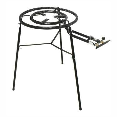 Imagem de Fogão Paellera Fogareiro Paella Queimador Duplo Mangueira