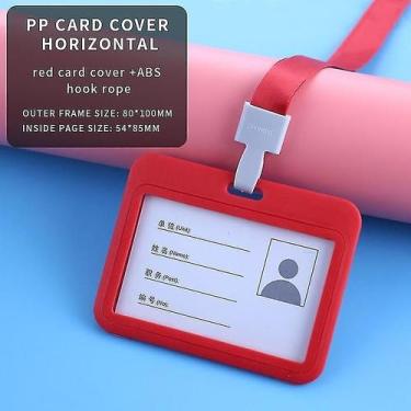 Imagem de Titulares de passe de crachá titulares de cartão de trabalho com corda