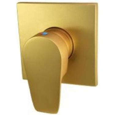 Imagem de Acabamento Monocomando Chuveiro Base 1/2 Docol Dourado Fosco