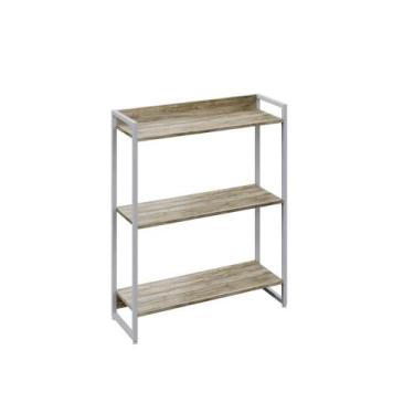 Imagem de Estante Dynamica 80X30X104cm C/03 Prateleiras Estrutura Branca - Metal