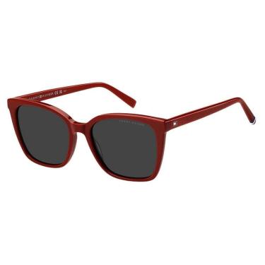 Imagem de Óculos de Sol Tommy Hilfiger 2226/S Vermelho Lente Cinza-Feminino