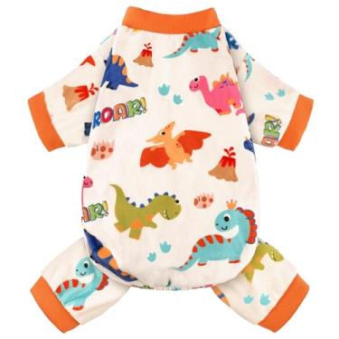 Imagem de Pijamas para cães macios e leves para cães pequenos, médios e grandes, para animais de estimação, meninos, meninas, cães e gatos