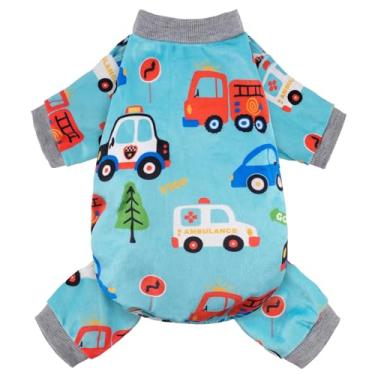 Imagem de Pijamas para cães macios e leves para cães pequenos, médios e grandes, para animais de estimação, meninos, meninas, cães e gatos