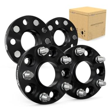 Imagem de Espaçadores de roda 5 x 114,3 25 mm - 5 terminais CNC forjados 5 x 4,5 espaçadores centralizados de 1 polegada compatível com Infiniti G37 M35 Q60 e Nissan 350Z 370Z 240SX 300ZX Murano Maxima Sentra