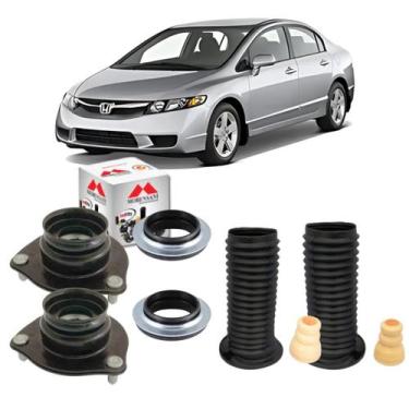 Imagem de Kit coxim batente coifa amortecedor dianteiro direito/esquerdo new civ