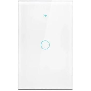 Imagem de Interruptor Inteligente Wi-Fi de 1 Tecla, Compatível com Alexa, Instalação Sem Fio Neutro