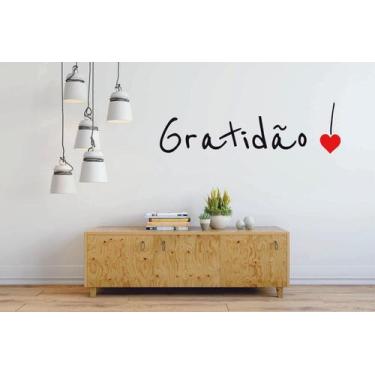 Imagem de Adesivo de Parede Decorativo Gratidão C2032 - V3 Shop