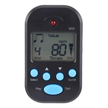 Imagem de lyrlody Metrônomo Digital, Contador de Batidas, Tapper Com Fone de Ouvido para Guitarra, Piano, Violino, Prática