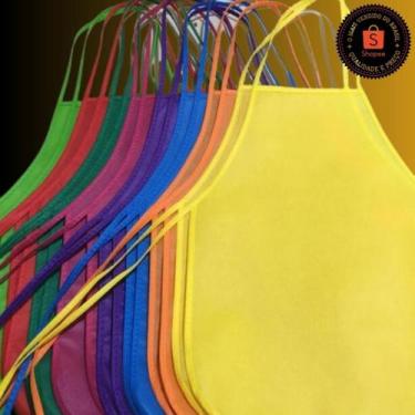 Imagem de Avental infantil em tnt unissex crinça 7 a 12 anos,escola,pintor,goume