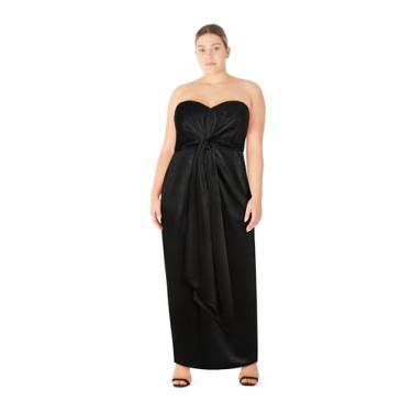 Imagem de City Chic Vestido feminino plus size - Meredith Maxi, Preto, 25 Plus Size