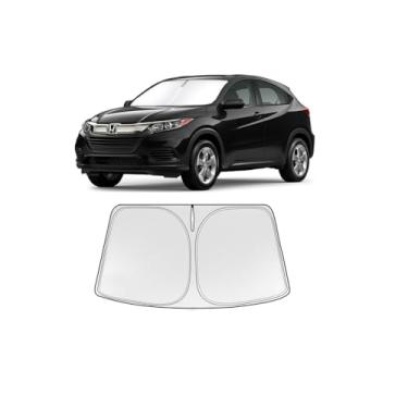 Imagem de Guarda-sol dobrável WODSTA Cobertura total Para-brisa Para-brisa Compatível com Honda HRV 2016-2022 4 Camadas Espessado Viseira 240T Poliéster Para-brisas Para-brisas