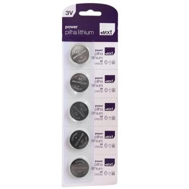Imagem de Pilha Bateria Lithium Cr2032 3v Mxt Power Cartela Com 5 Unid