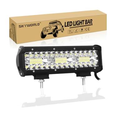Imagem de SKYWORLD Luz de trabalho LED, 180 W Iluminação Off-Road Barra LED 1 peça, à prova d'água IP67 Spot Off-Road Farol para Escavadeira Tratores Rebocador Empilhadeira ATV Caminhão off-road 4 x 4
