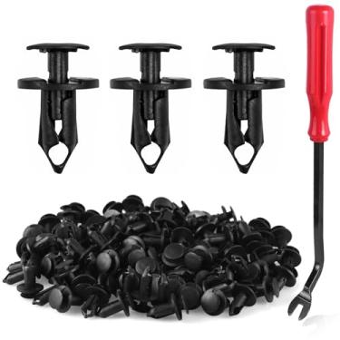 Imagem de Rebites de rebites de fixação Unigt 100 peças para Jeep Wrangler JK JL 2007-2019 e prendedores de grelha ilimitados