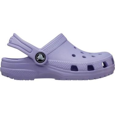Imagem de Sandália Infantil Crocs Classic Clog T 206990-5BN Roxo, Roxo, 24