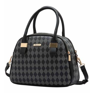 Imagem de Bolsa Feminina de Mão Transversal Geométrica Moda Chenson