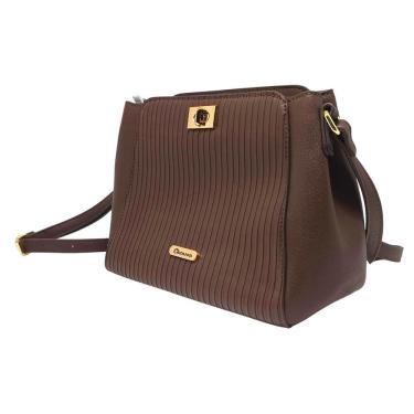 Imagem de Bolsa Feminina Atemporal Resistente Textura Vertical Chenson