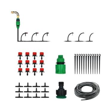 Imagem de Sistema de Irrigação por Gotejamento DIY para Estufa (15m-30m) - Rega 