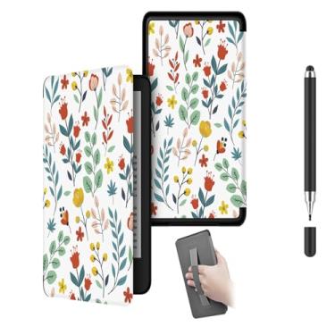Imagem de Akacy Capa com padrão pintado com alça para Kindle paperwhite de 17.3 cm 11 Geração (2021, Modelos M2L3EK). Capa traseira de borracha TPU de silicone flexível fina e macia com cantos reforçados (23)