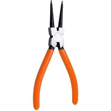 Imagem de Anel de retenção externo externo de 17,78 cm resistente laranja vermelho com clipe de retenção para remoção de anel de pressão, alicate de junta deslizante, conjuntos de alicates de corte lateral