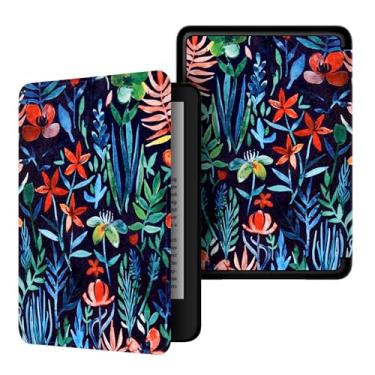 Imagem de Akacy Capa com padrão pintado para o novo Kindle paperwhite de 6 polegadas (5ª 6ª geração - edição 2012/2013/2015), capa protetora leve e-reader (1)