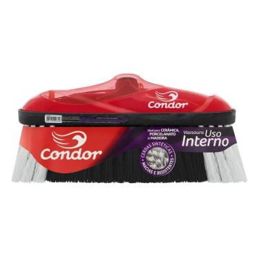Imagem de 2X Vassoura Cerdas Sintéticas Interna Varre Muito Condor