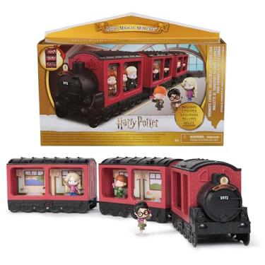 Imagem de Wizarding World Harry Potter Hogwarts Express Moments Magics S5-3 Bonecas figuras articuladas com 3 carruagões, figura Harry Potter - Jogar e expor - Brinquedo infantil de 6 anos e mais