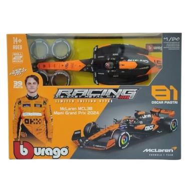 Imagem de Kit Carro F1 P/ Montar 39 Peças Mclaren MCL38 Piastri 1:24