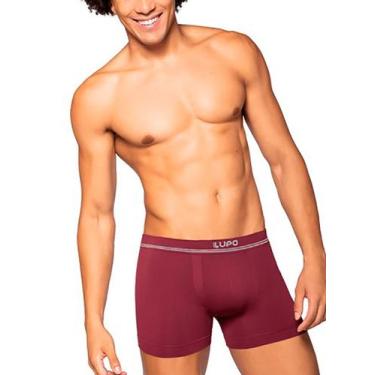 Imagem de Cueca Boxer Lupo 00436-004 Masculina Sem Costura Microfibra T. P/GG, G
