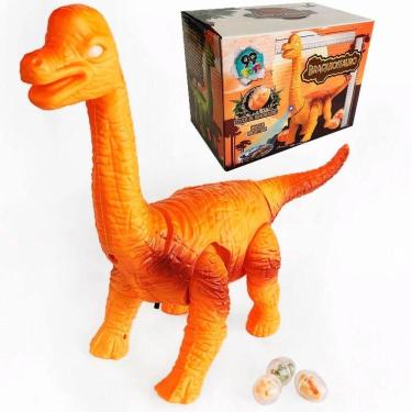 Imagem de Brinquedo Dinossauro Braquiossauro Com Luzes Som E Movimento