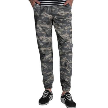 Imagem de Calça masculina Match Chino Jogger Slim Fit Blue Camo 29