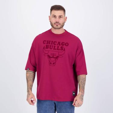 Imagem de Camiseta NBA Logo Surton Chigado Bulls Bordô-Masculino