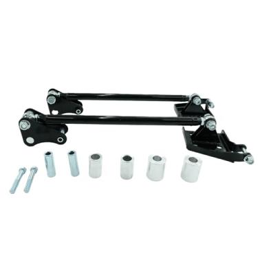 Imagem de Barra de tração compatível com Chevrolet S10 Blazer 1983-2004, GMC Sonoma S15, aço revestido a pó, preto