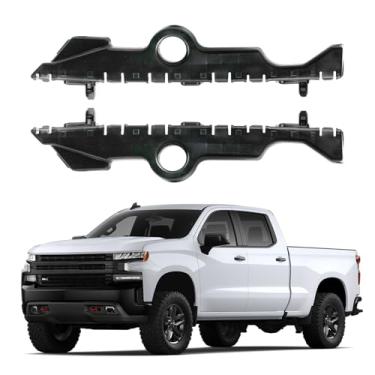 Imagem de Aritoxy Suporte de guia de capa de para-choque dianteiro adequado para Chevy Silverado 1500 2019 2020 2021 2022 2023, substituição de motorista e passageiro para 84624944, 84624943