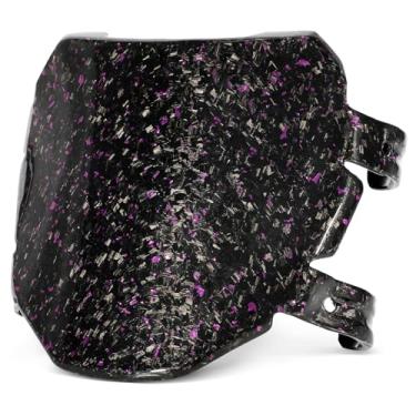 Imagem de Funparts Placa de matrícula de bicicleta elétrica em fibra de carbono E placa frontal compatível com Ridstar Q20 Super 73 S S1 S2 Z Miami ZX R RX SE Adventure C1X Macfox X1S X1S X X2 Roxo