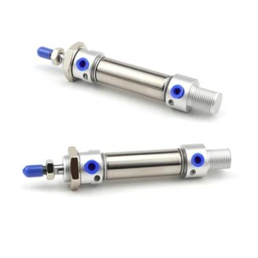 Imagem de Mini cilindro de aço inoxidável com amortecedor de ar MAC40*25/50/75/100/150/200/250/300/400/450/500-S-CA (MAC40X250)