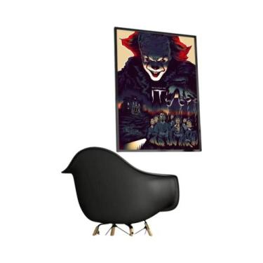 Imagem de Pôster Vintage Do Filme De Terror Pennywise, Adesivo DIY Para Decoraçã