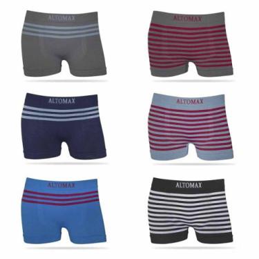 Imagem de Kit 6 Cuecas Boxer Microfibra Infantil/juvenil Confortável - Altomax, 