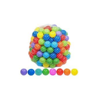 Imagem de 50 Unidades de Bolinhas para Piscina Cores Vibrantes - elite, Amarelo,