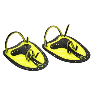Imagem de Generic Barbatanas de Mão de Mergulho Pás Hidrodinâmicas Leves para Treinamento de Natação, Ferramentas de Mergulho para e Snorkel, Material Hidrodinâmico Tpr (#1)