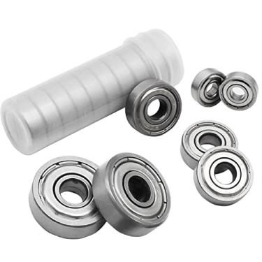 Imagem de Rolamentos de esferas de alta velocidade 10PCS ABEC-5 Rolamento de esferas de flange 608zz 623zz 624zz 625zz 635zz 626zz 688zz 3D Peças de impressoras 3D Rolamento de esferas de roda de polia