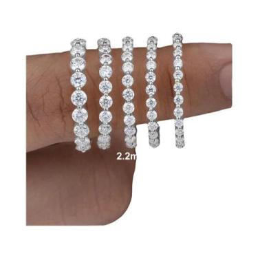 Imagem de Anel De Pérola De Zircônia Em Prata Esterlina 925 Para Mulheres, Joia 