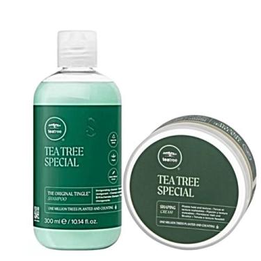 Imagem de Kit Paul Mitchell Tea Tree Shampoo Pq+ Pomada Shaping 85g