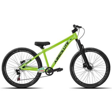 Imagem de Bicicleta Aro 26 Absolute Nero 5 Tamanho 15 1V Freio Shimano MT200, Ve