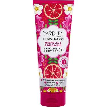 Imagem de Creme Feminino Yardley Flowerazzi Magnolia & Pink Orchid Esfoliante 200 Ml