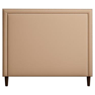 Imagem de Cabeceira Casal 140 Cm Isadora Veludo Bege Id Milani Store Bege