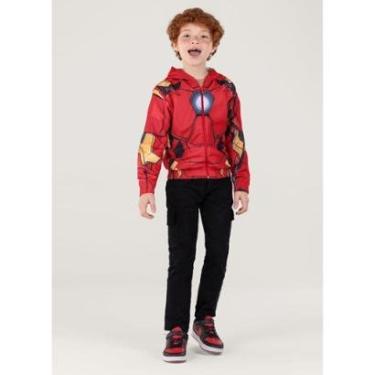 Imagem de Jaqueta Microfibra Os Vingadores Infantil Unissex Brandili-Masculino